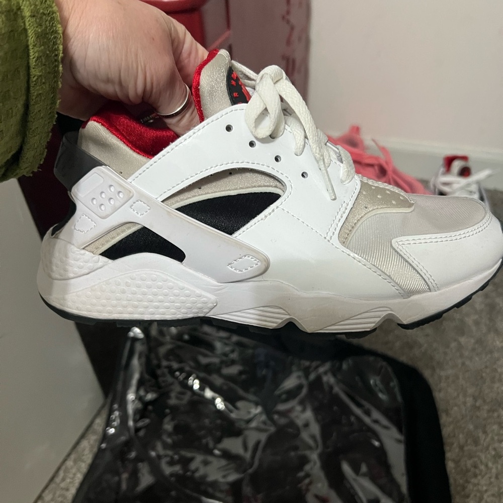 Nike White and Black Athletic Shoes